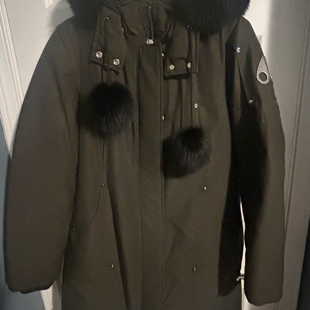 Moose Knuckles Stirling Parka with Fur trims